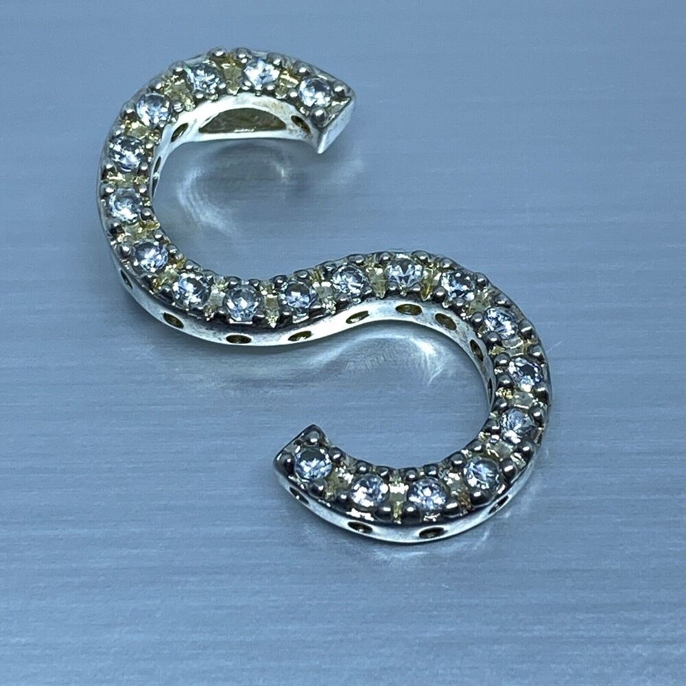 925 Solid Sterling Silver Initial Script Letter “… - image 4